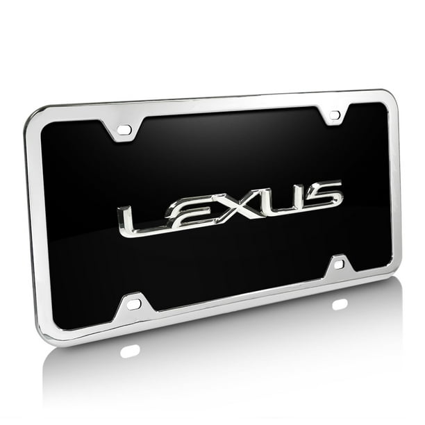Powder Coated Candy Blue Stainless Steel License Plate Frame Holder Lexus Jeep